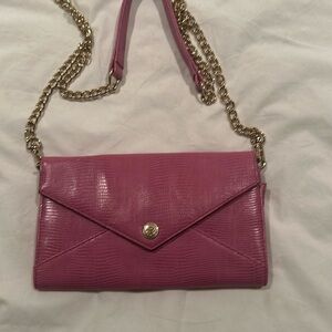 Rebecca minkoff pink over the shoulder bag